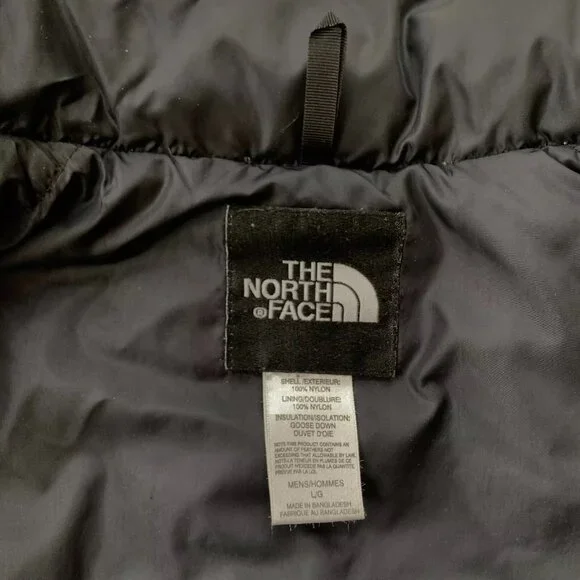 the north face retro nuptse logo down vest ⚡️ large
